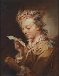 Portrait of a Young Man Reading